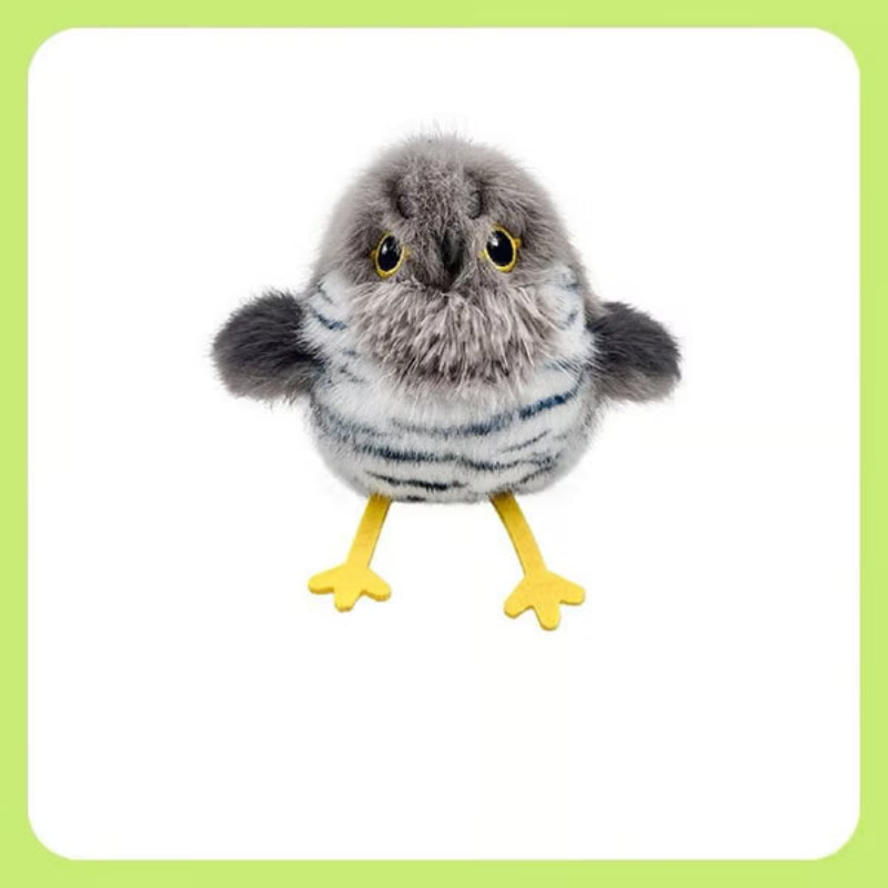 🔥🐾Flappendes Vogel-Katzenspielzeug – USB-aufladbarer und bewegungsaktivierter zwitschernder Vogel