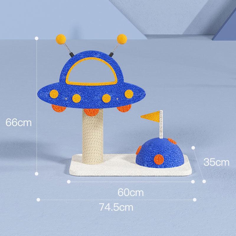 Deluxe Large Space Cat Tree Blue Climbing Frame Cat Tower