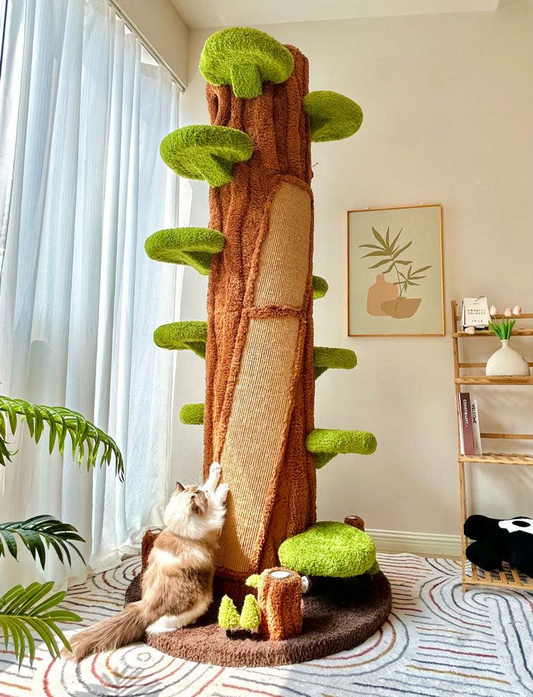 Luxury Cat Tree - Looks Like Tree Tall Climbing Frame
