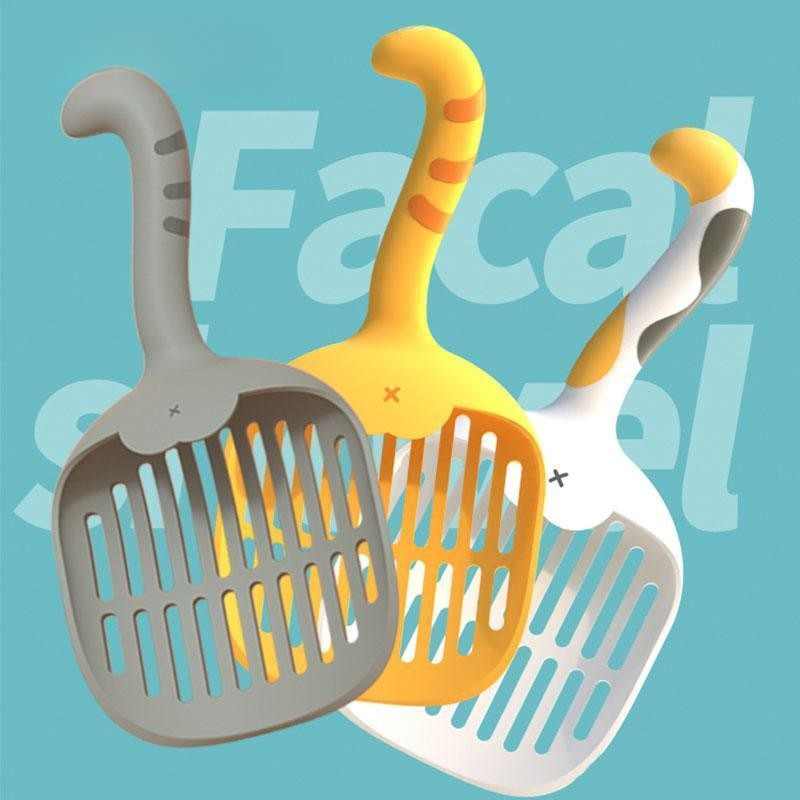 Cute Cat Tail Cat Litter Box Cleaning Shovel