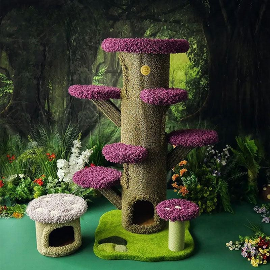 Mushroom Forest Cat Tree Climbing Frame