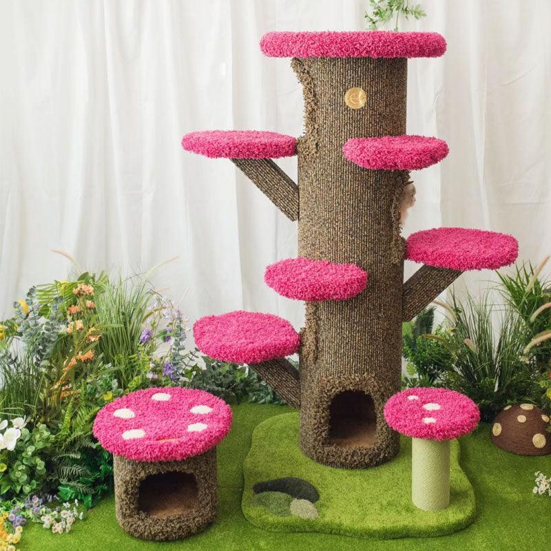 Mushroom Forest Cat Tree Climbing Frame