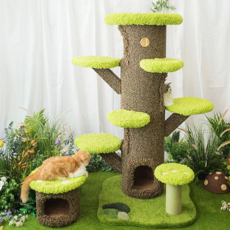 Mushroom Forest Cat Tree Climbing Frame