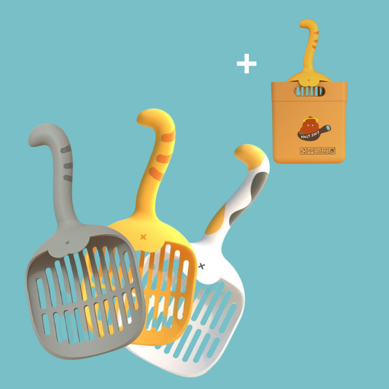 Cute Cat Tail Cat Litter Box Cleaning Shovel