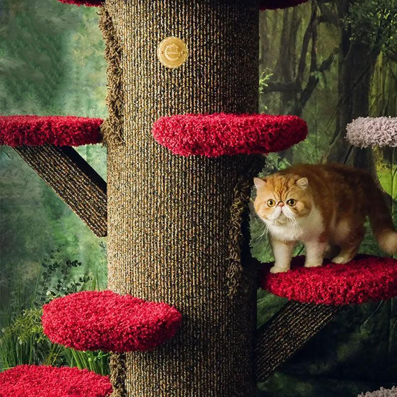 Mushroom Forest Cat Tree Climbing Frame