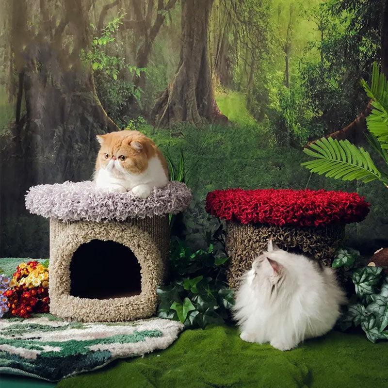 Mushroom Forest Cat Tree Climbing Frame