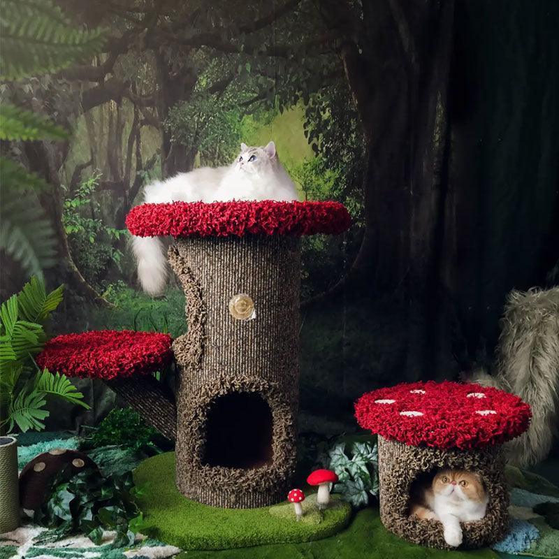 Mushroom Forest Cat Tree Climbing Frame